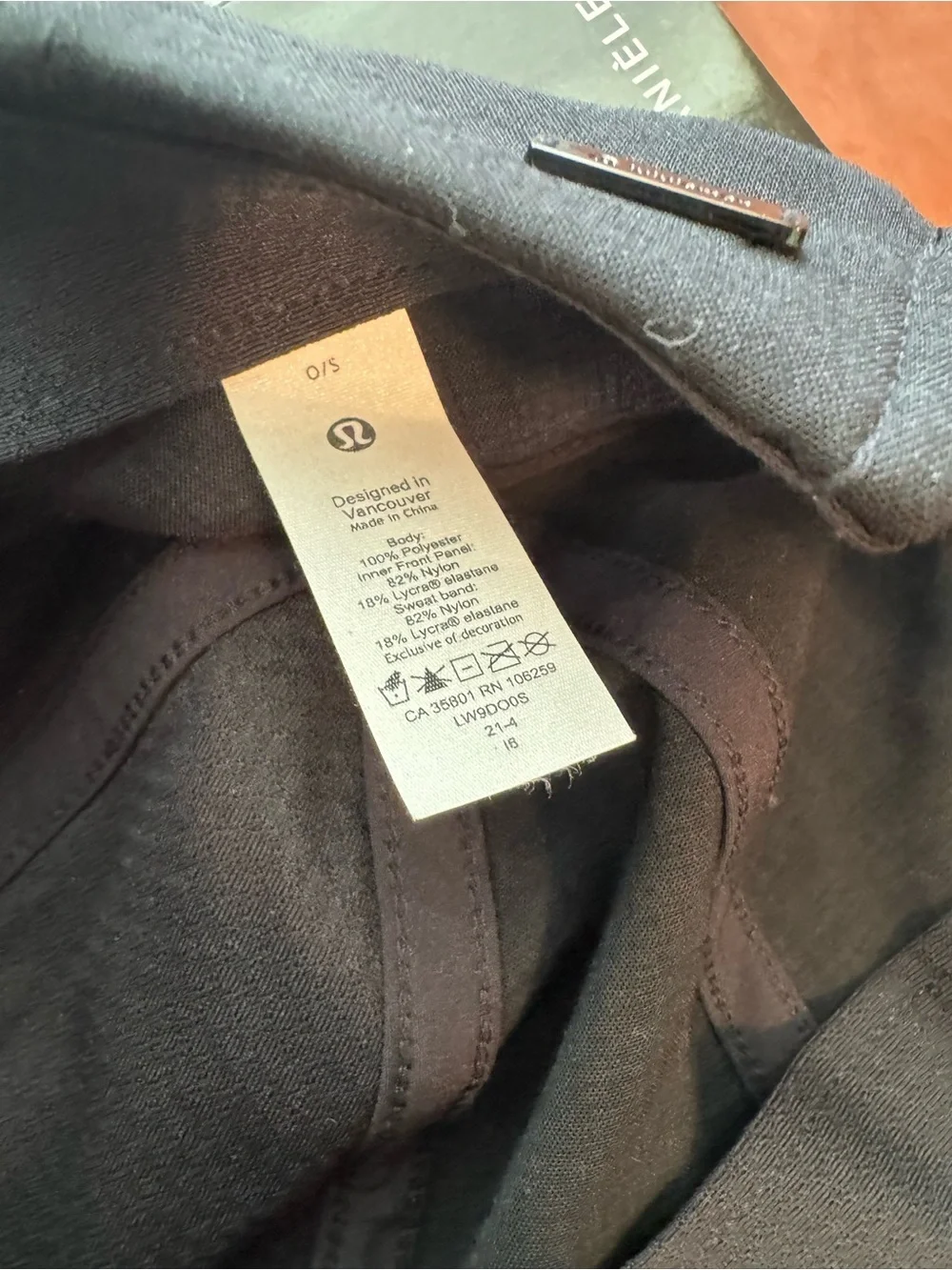 lululemon athletica Black Logo Baseball Cap